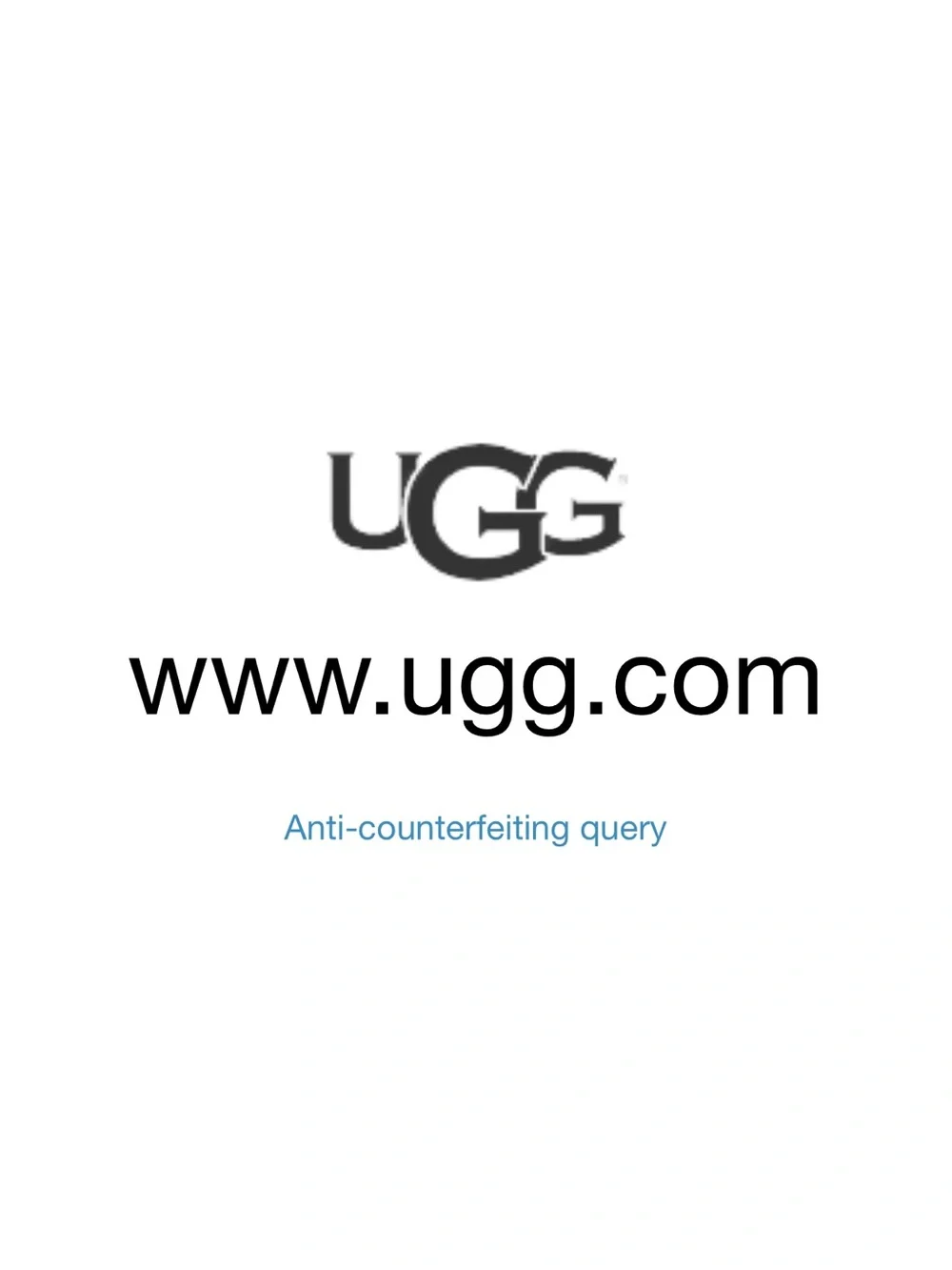 UGG new like